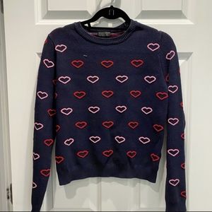 Topshop Heart Sweater